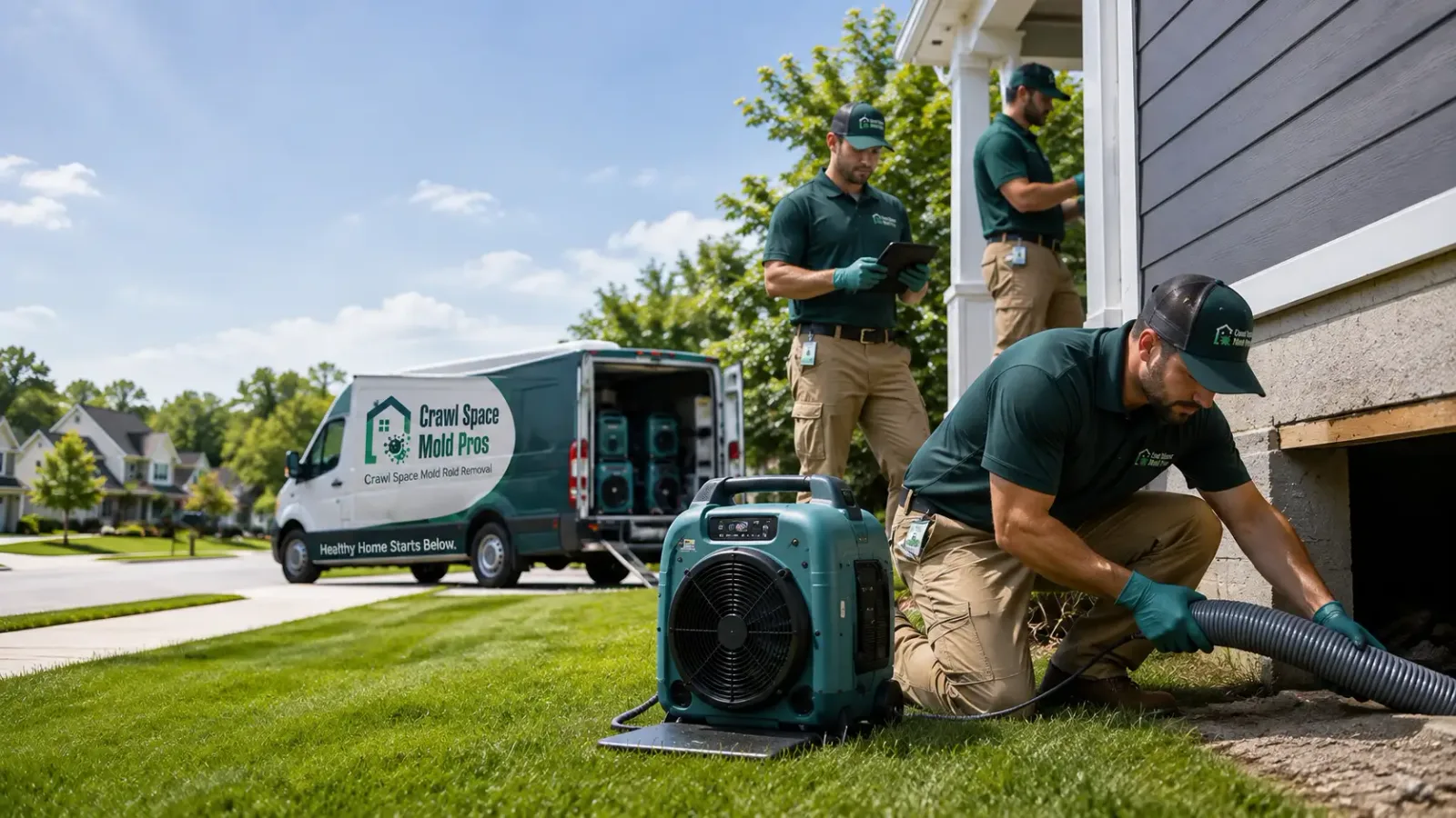 Crawl Space Mold Removal in Mount Clemens, MI